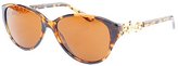 Thumbnail for your product : Versace VE 4245 998/73 Amber Havana Fashion Sunglasses Brown Lens