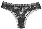 Thumbnail for your product : DKNY Signature Lace All Over Full Thong-BLUE-Large