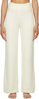 Thumbnail for your product : SKIMS Off-White Cozy Knit Lounge Pants