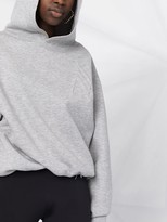 Thumbnail for your product : ATTICO Oversized-Fit Cropped Hoodie
