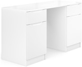 Thumbnail for your product : Bilbao Ready Assembled High Gloss Desk - White