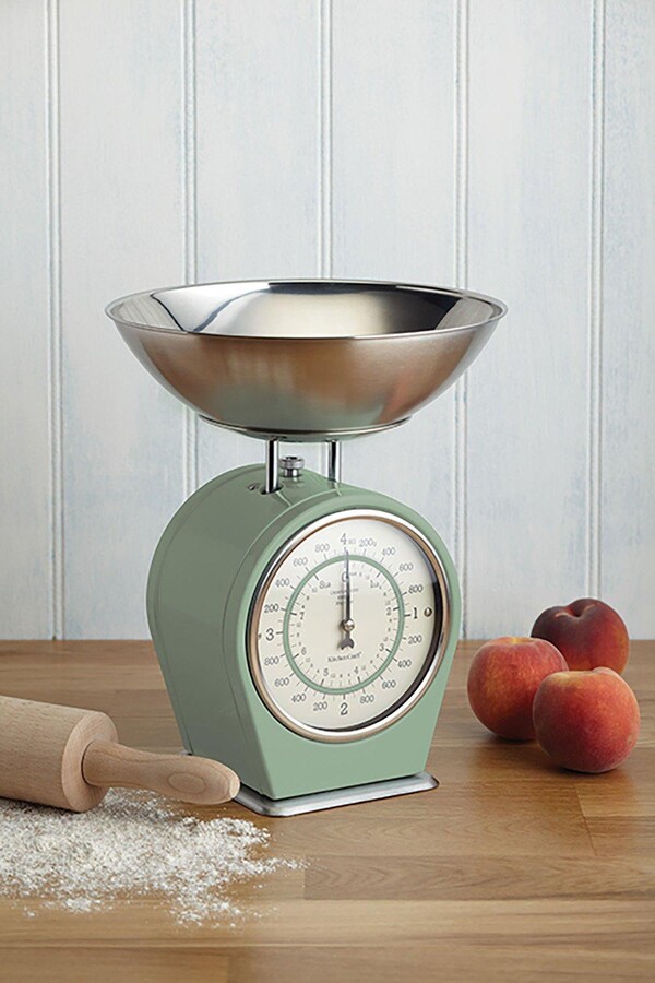 Living Nostalgia Sage Green Mechanical Kitchen Scales ShopStyle