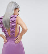 Thumbnail for your product : ASOS Petite PETITE Bow Strap Back A Line Mini Dress