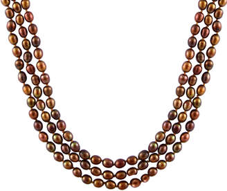 Splendid Pearls 5-6Mm Freshwater Pearl Endless 72In Necklace