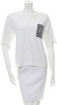 Thumbnail for your product : Sandro Short Sleeve V-Neck Top
