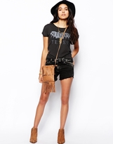 Thumbnail for your product : ASOS Leather Festival Cross Body Bag