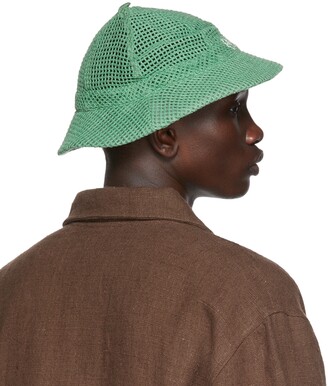 Bode SSENSE Exclusive Green Mesh Bucket Hat - ShopStyle