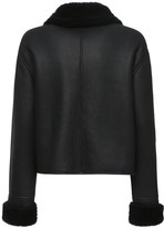 Thumbnail for your product : Loewe Double Breasted Shearling Jacket