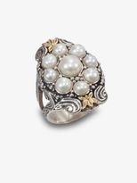 Thumbnail for your product : Konstantino Cultured Pearl, Sterling Silver and 18K Yellow Gold Ring