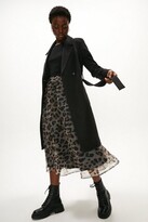 Thumbnail for your product : Coast Mix Belted Unlined Wrap Coat