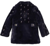 Thumbnail for your product : Chloé Embroidered Faux Fur Coat