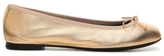Thumbnail for your product : Yves Saint Laurent 2263 Yves Saint Laurent Metallic Leather Ballet Flat