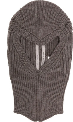 帽子 Rick Owens - Cashmere Hood Black Hollywood Cashmere Hood by Rick Owens on Sale