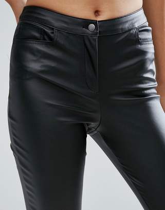 ASOS Leather Look Stretch Skinny Pants