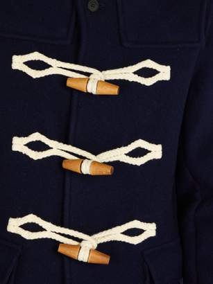 J.W.Anderson Hooded Duffle Coat - Mens - Navy