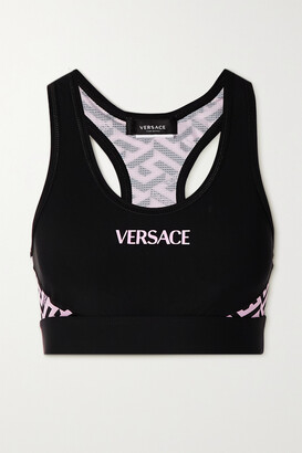 Greca stretch jersey bra top - Versace - Women