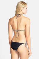 Thumbnail for your product : Volcom 'Optical Tropical' Stripe Detail String Bikini Bottoms (Juniors)