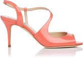 Thumbnail for your product : LK Bennett Palmita Patent Leather Asymmetric Strappy Sandal