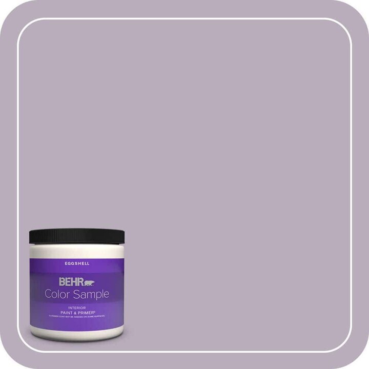 BEHR PREMIUM PLUS 8 oz. Home Decorators Collection #HDC-SP14-12 Exclusive Violet Eggshell Enamel Interior Paint & Primer Color Sample