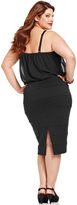 Thumbnail for your product : Trixxi Plus Size Sleeveless Blouson Midi Dress