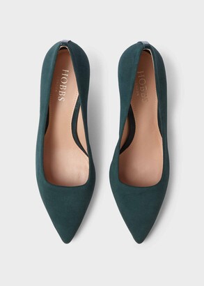 Hobbs Amy Suede Stiletto Court Shoes