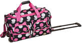 Thumbnail for your product : Rockland 22 Rolling Duffel Bag-Polka Dots