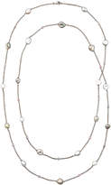 Thumbnail for your product : Eli Jewels Gray Keshi Pearl & Sapphire Station Necklace, 42"L