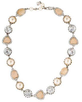 Isaac Mizrahi Embellished Collar Necklace