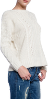 Thumbnail for your product : Nili Lotan Cable Aran Pullover
