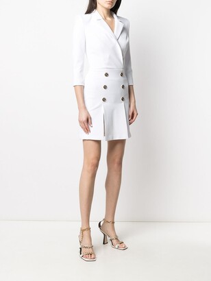 Elisabetta Franchi Button-Embellished Blazer Dress