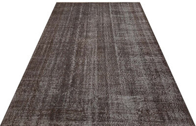 Hefa Vintage Antique Hand Woven Gray Vintage Runner Carpet