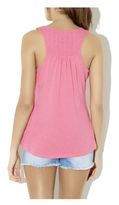 Thumbnail for your product : Hudson Pink Sleeveless and Rose Broderie Strap Button Racer Back Vest