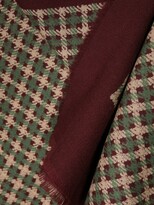 Thumbnail for your product : Christian Dior Pre-Owned Plaid Wool Scarf