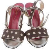 Thumbnail for your product : Kate Spade Ponyhair Polka Dot Sandals