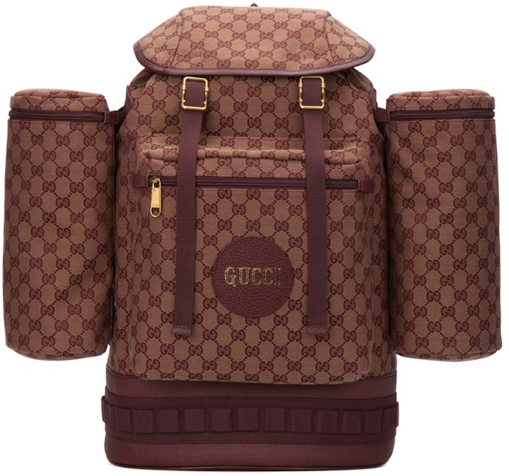 gucci gg canvas backpack