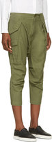 Thumbnail for your product : NLST Green Harem Cargo Pants
