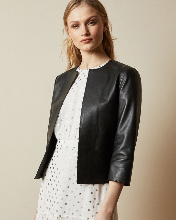 ted baker cropped jacket