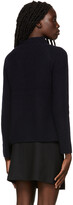 Thumbnail for your product : Vince Navy Cashmere Mock Neck Shaker Sweater