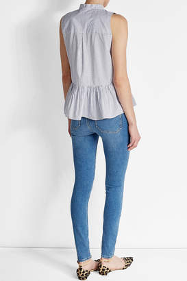 MiH Jeans Straight Cropped Jeans