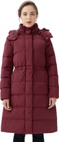 Thumbnail for your product : Orolay Womens Down Jacket Waterproof long Coat Stand-up Collar with Hood Meteorite L