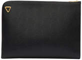Thumbnail for your product : Thom Browne Black Large Gusset Shoulder Strap Portfolio
