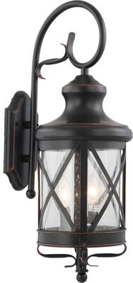 Canora Grey Exscevin Black Copper 2 - Bulb 20.75\