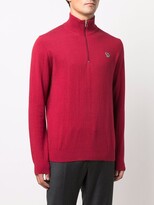 Thumbnail for your product : Paul Smith Zebra-Patch Roll-Neck Jumper