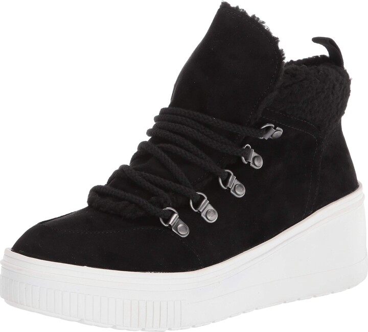 madden girl black slip on