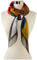 Thumbnail for your product : Alexander McQueen Psychedelic Skull Silk Twill Scarf