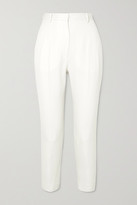Thumbnail for your product : Alexander McQueen Grain De Poudre Wool Slim-leg Pants