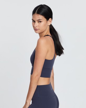 All Fenix - Women's Navy Crop Tops - Madison Core Sports Bra - Size One Size, XS/6 at The Iconic