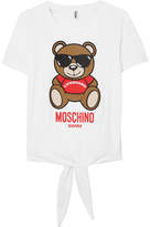 Moschino - Printed Cotton-jersey T-shirt - White