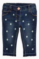 Thumbnail for your product : Next Girls Dark Wash Daisy Embellished Jeans (3mths-6yrs)
