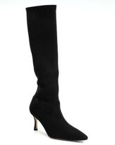 Thumbnail for your product : Manolo Blahnik Pascalare Suede Knee-High Boots